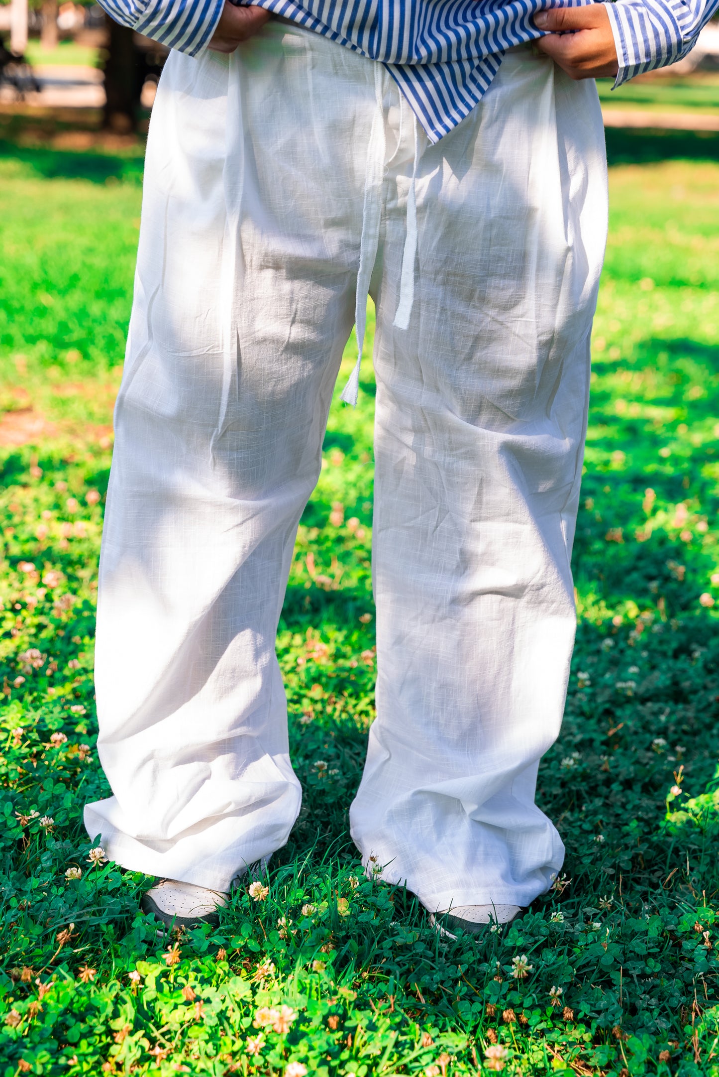 LOOSE FIT WHITE PANT