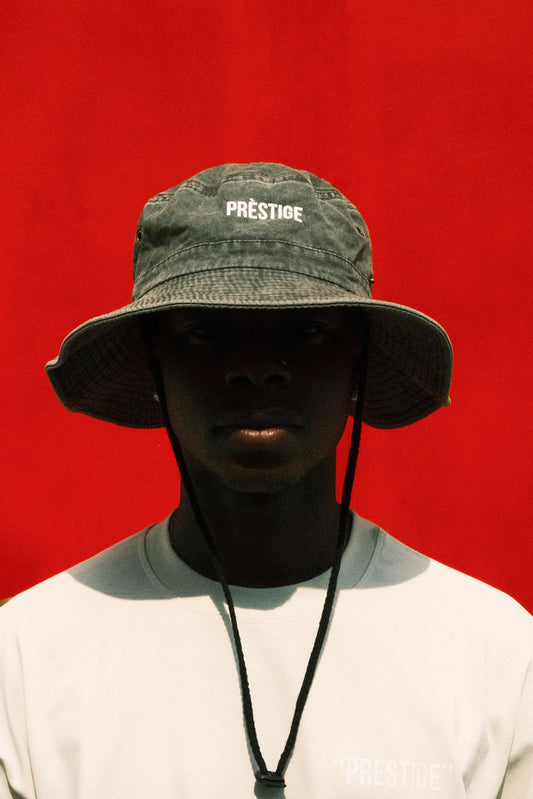 VINTAGE GREEN BUCKET HAT