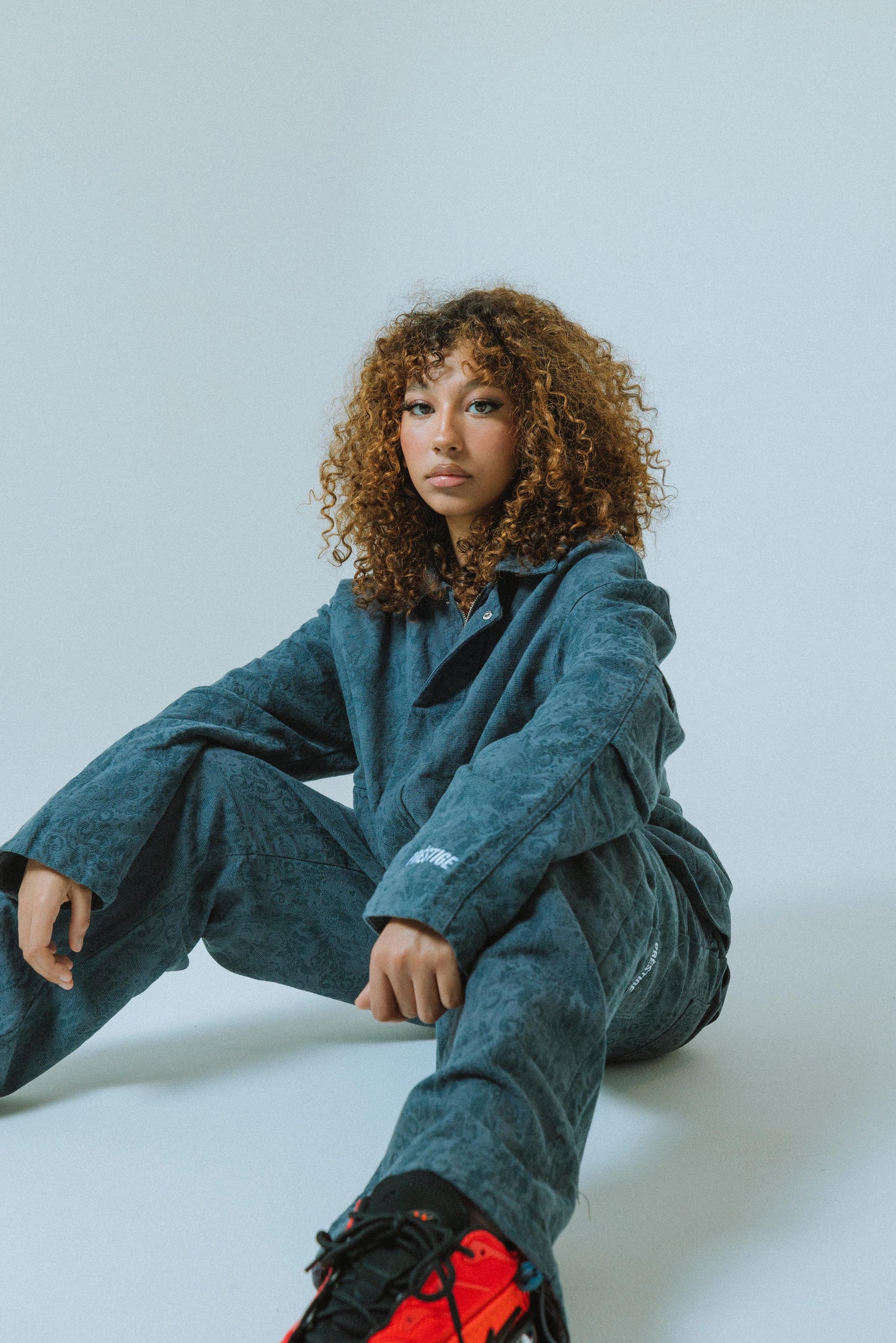 ZIP CROP FIT JACKET GREY